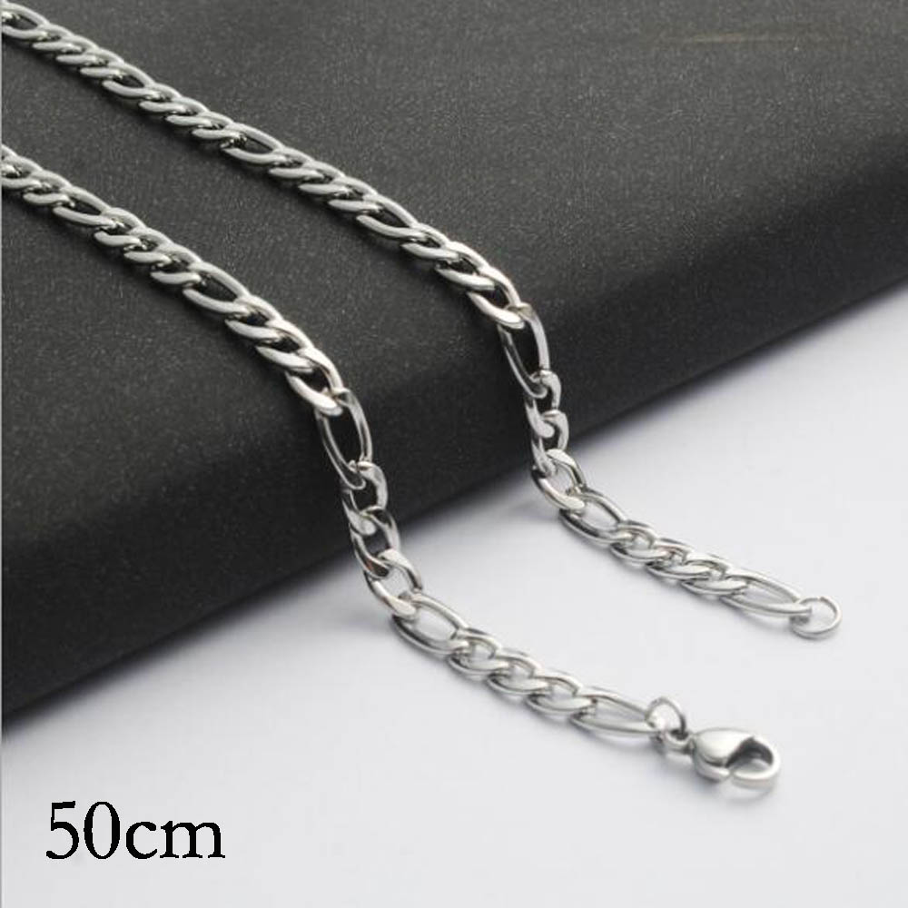 50CM Stainless steel chain necklace Jewelry Accessories, Wholesales